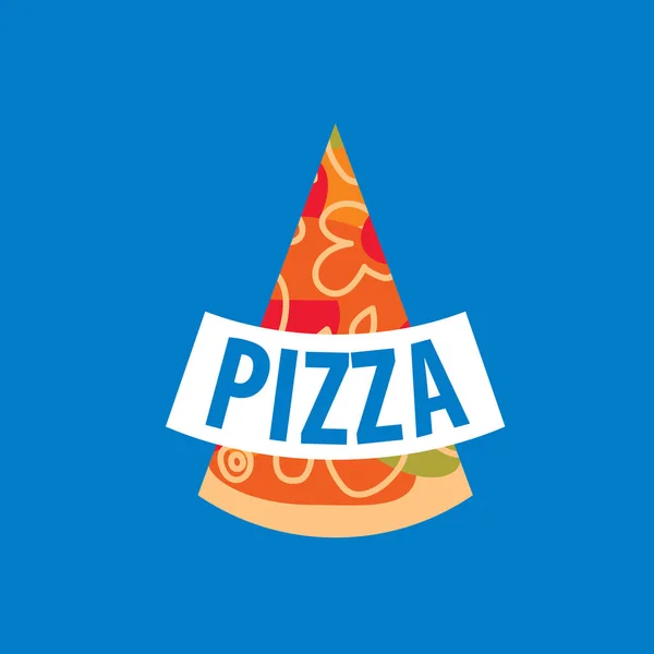 Pizza vektor logotyp — Stock vektor