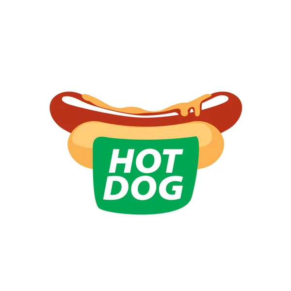 Logotipo do vetor cachorro quente — Vetor de Stock