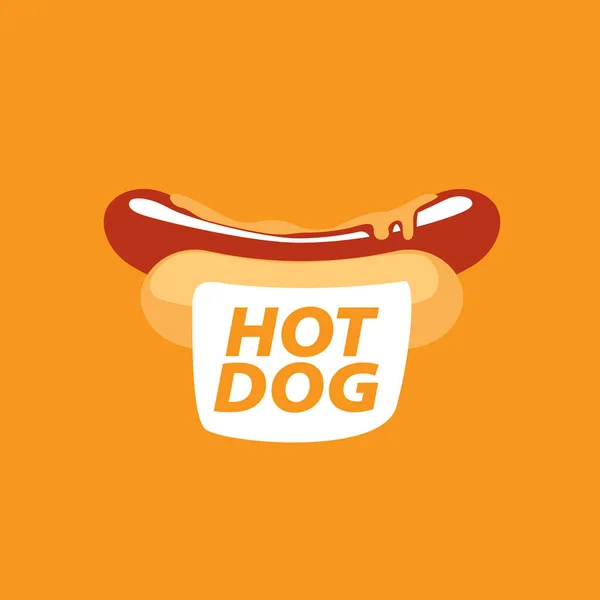 Logo vectoriel hot dog — Image vectorielle