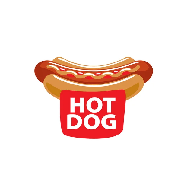 Logo vectoriel hot dog — Image vectorielle