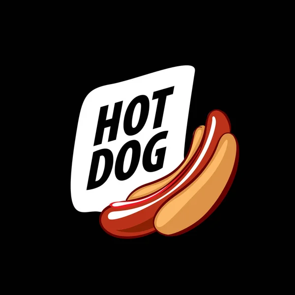 Logo vectoriel hot dog — Image vectorielle