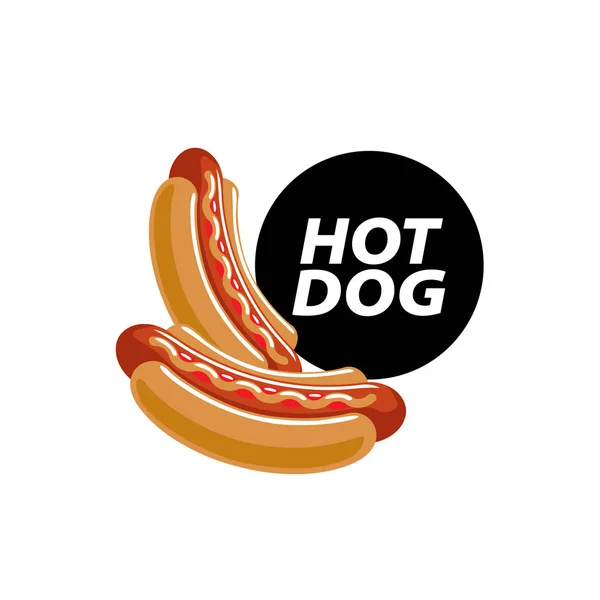 Logo vectoriel hot dog — Image vectorielle