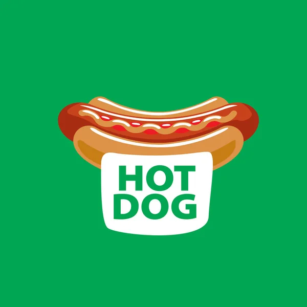 Logo vectoriel hot dog — Image vectorielle