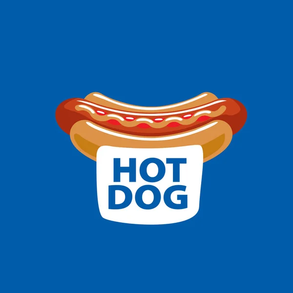 Logo vectoriel hot dog — Image vectorielle