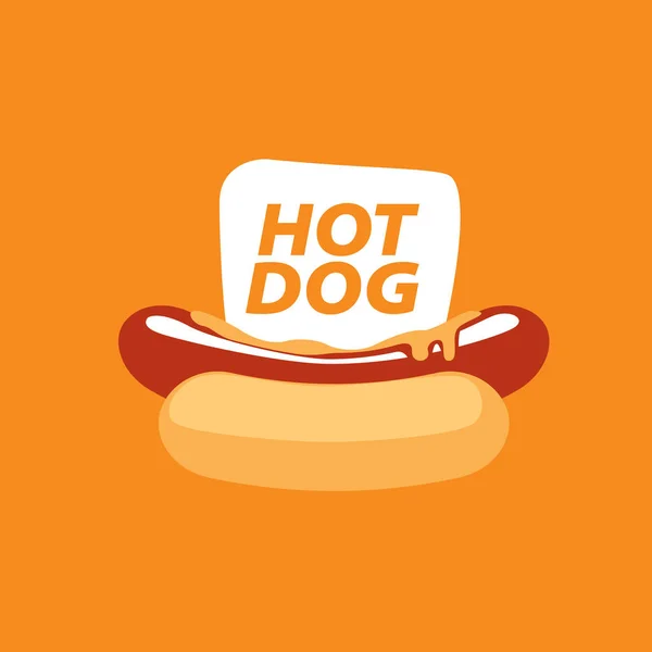 Vektor-Logo Hot Dog — Stockvektor