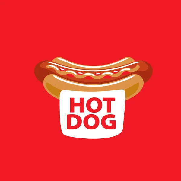 Logo vectoriel hot dog — Image vectorielle