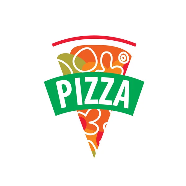 Pizza vector logo — Stock Vector