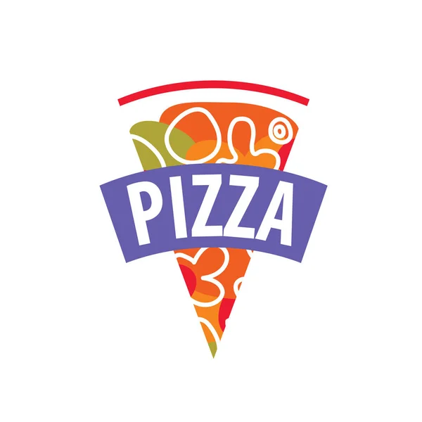 Векторна емблема піци — стоковий вектор