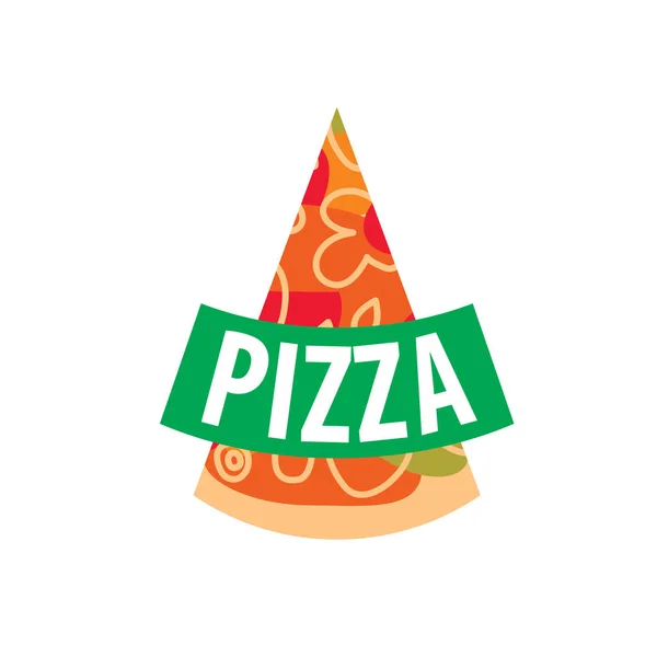 Pizza vektor logó — Stock Vector