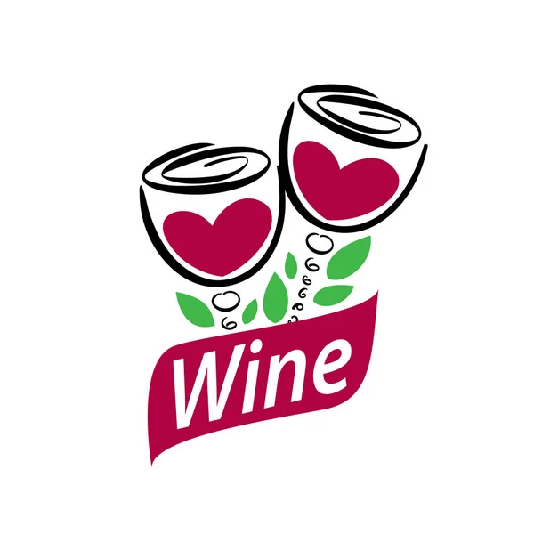 Vector wine logo — Stock Vector