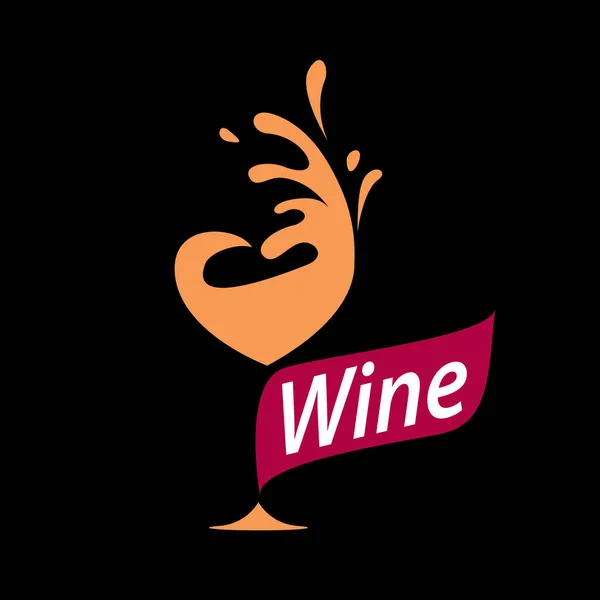 Vector vino logo — Archivo Imágenes Vectoriales