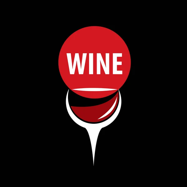 Логотип векторного вина — стоковый вектор