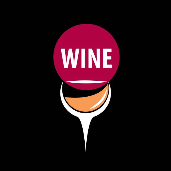 Vector vino logo — Vector de stock