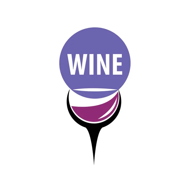 Vector wine logo — Stock Vector