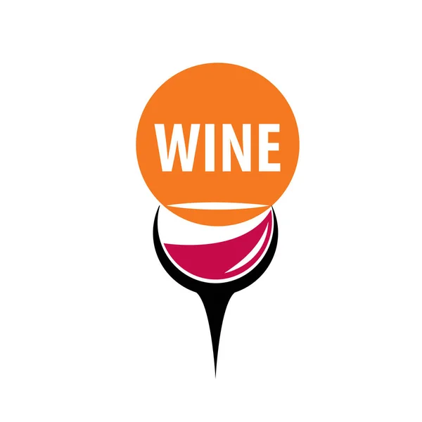 Vector vino logo — Vector de stock