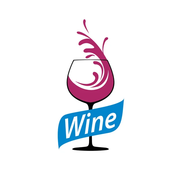 Vector vino logo — Archivo Imágenes Vectoriales