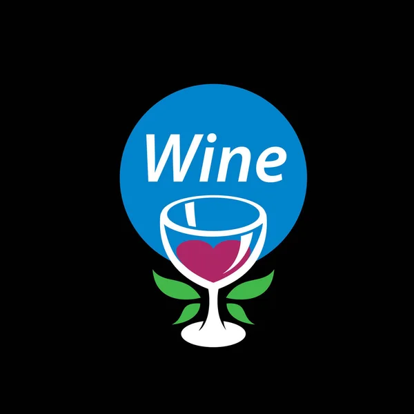 Logo del vino vettoriale — Vettoriale Stock