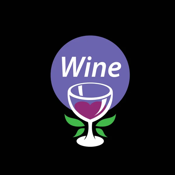 Logo del vino vettoriale — Vettoriale Stock