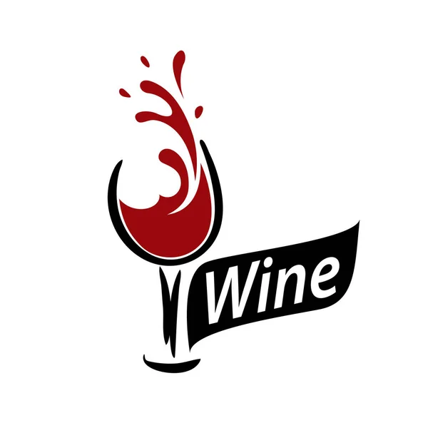 Vector vino logo — Vector de stock