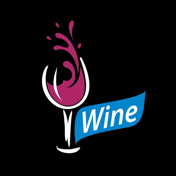 Vector wine logo — Stock Vector