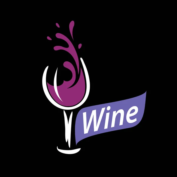 Vektorové logo vína — Stockový vektor