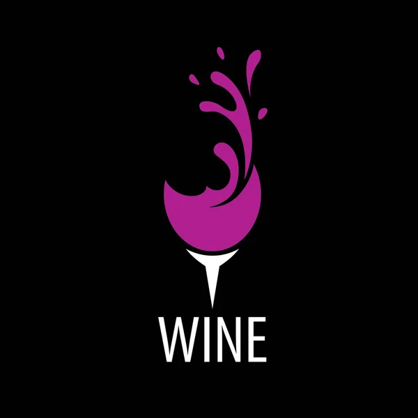 Vector vino logo — Archivo Imágenes Vectoriales