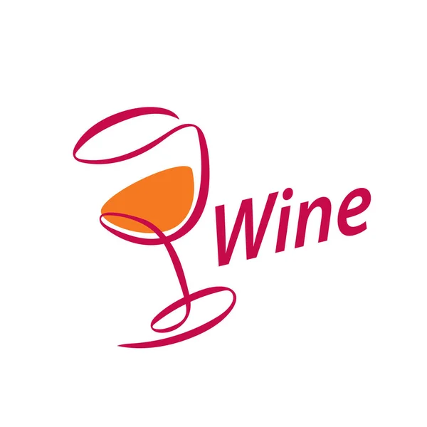 Vector vino logo — Archivo Imágenes Vectoriales