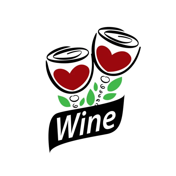 Logo de vin vectoriel — Image vectorielle