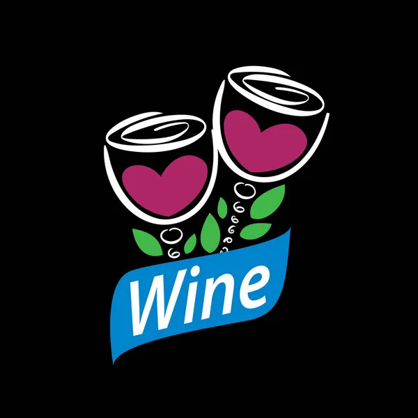 Logo de vin vectoriel — Image vectorielle