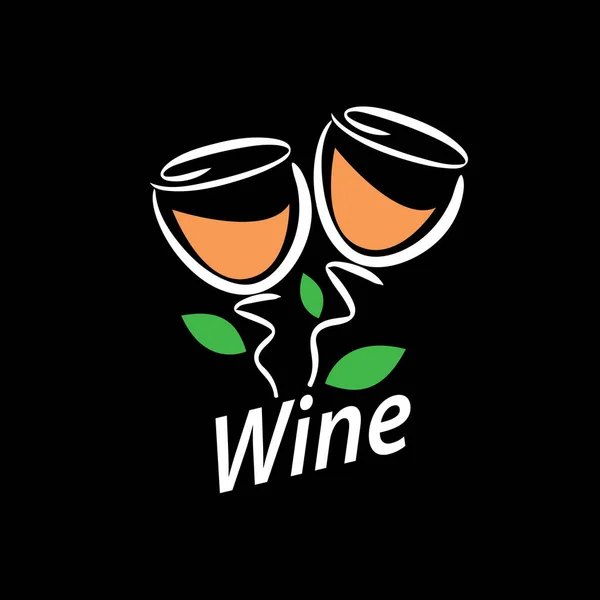Şarap logo vektör — Stok Vektör