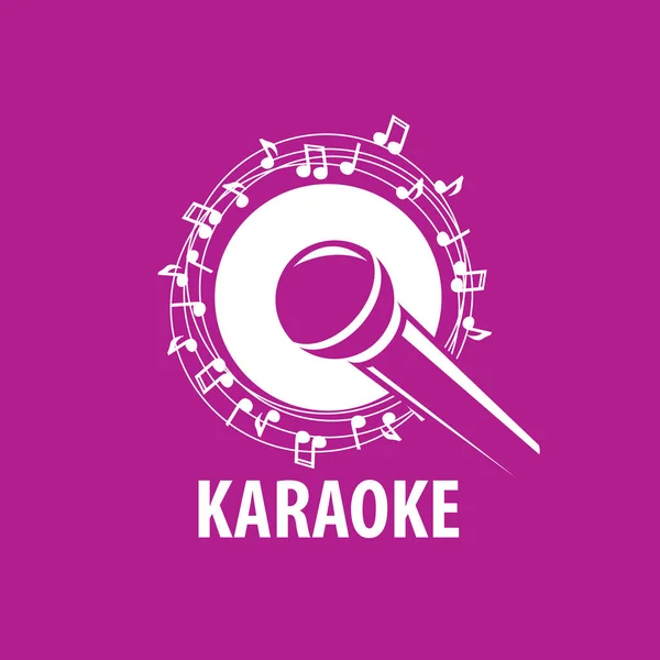 Vector logo karaoke — Stock Vector