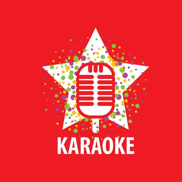 Karaoke logo vettoriale — Vettoriale Stock
