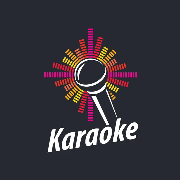 Vector logo karaoke — Stock Vector