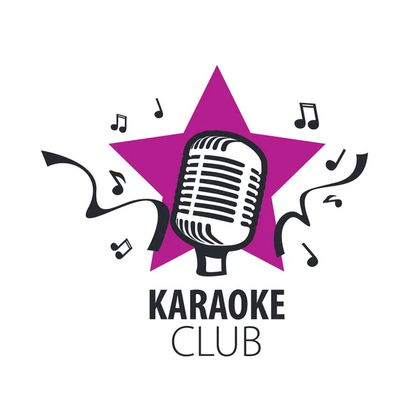 Vektör logo karaoke — Stok Vektör