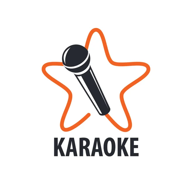 Karaoke logo vettoriale — Vettoriale Stock