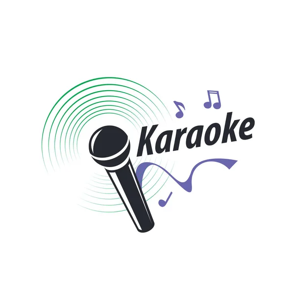 Karaoke logo vettoriale — Vettoriale Stock