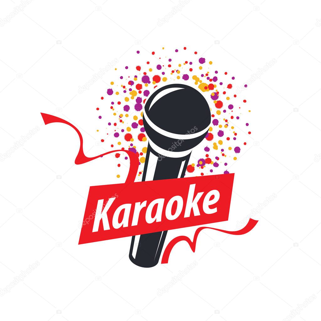 vector logo karaoke