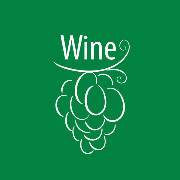 Trauben für Wein-Logo — Stockvektor