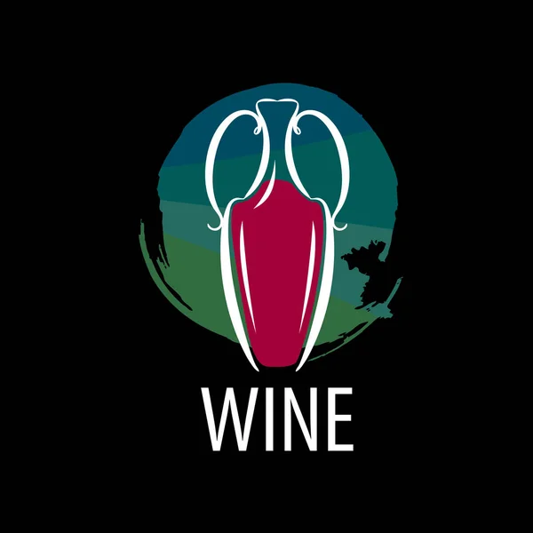 Vector logo vino — Vector de stock