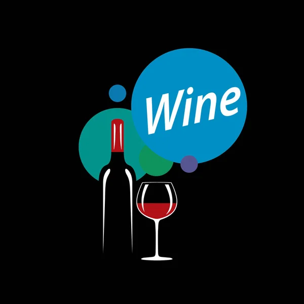 Logo wektor wino — Wektor stockowy