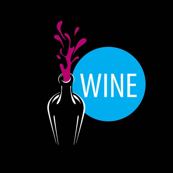 Vector logo vino — Vector de stock