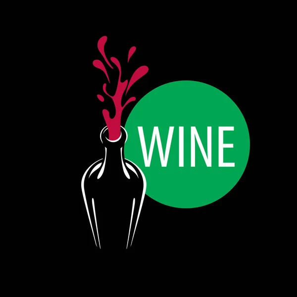 Vin logo vectoriel — Image vectorielle