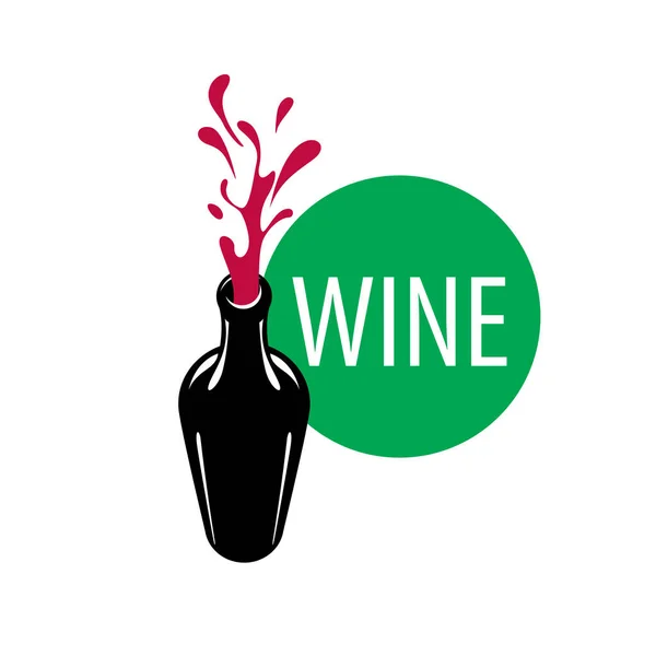 Vector logo vino — Vector de stock