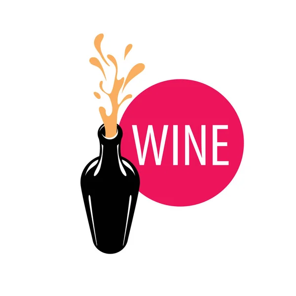 Vin logo vectoriel — Image vectorielle