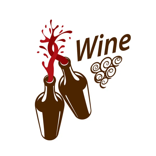 Vector logo wine — Stock Vector