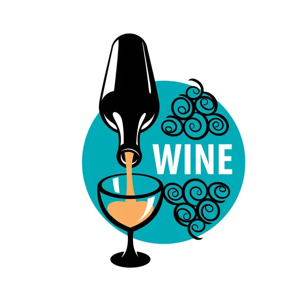 ベクトルのロゴのワイン — ストックベクタ