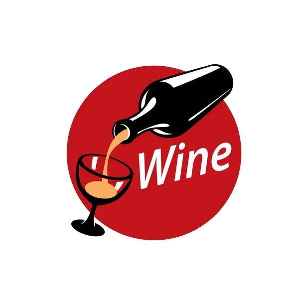 Vetor logotipo vinho — Vetor de Stock