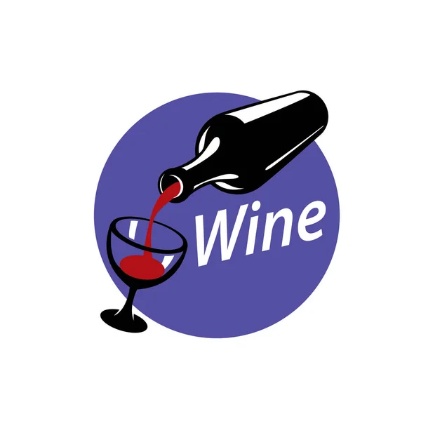 Vector logo wine — Stock Vector