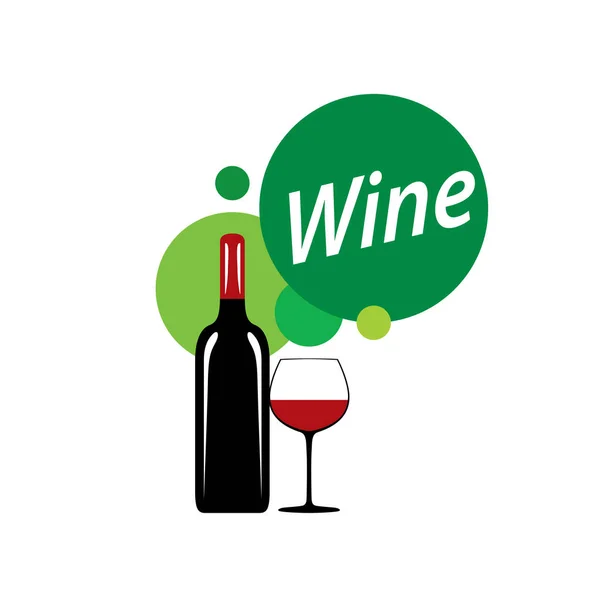 Vector logo wine — Stock Vector