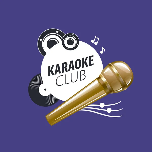 Vektör logo karaoke — Stok Vektör